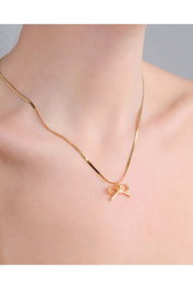 Heliophilia Silver Collar de Piedra de Circonita en Dorado